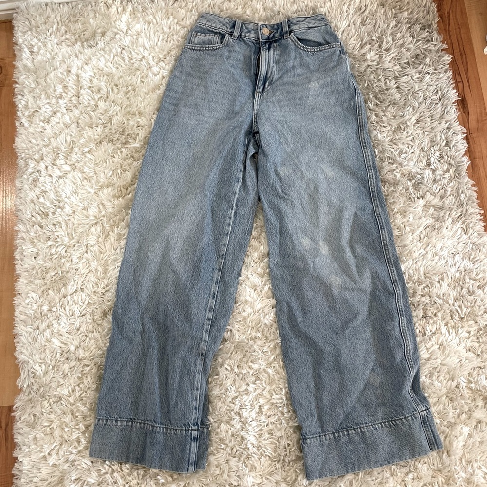 Wide Leg Garage Jeans